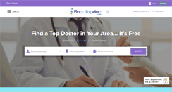 Desktop Screenshot of findatopdoc.com